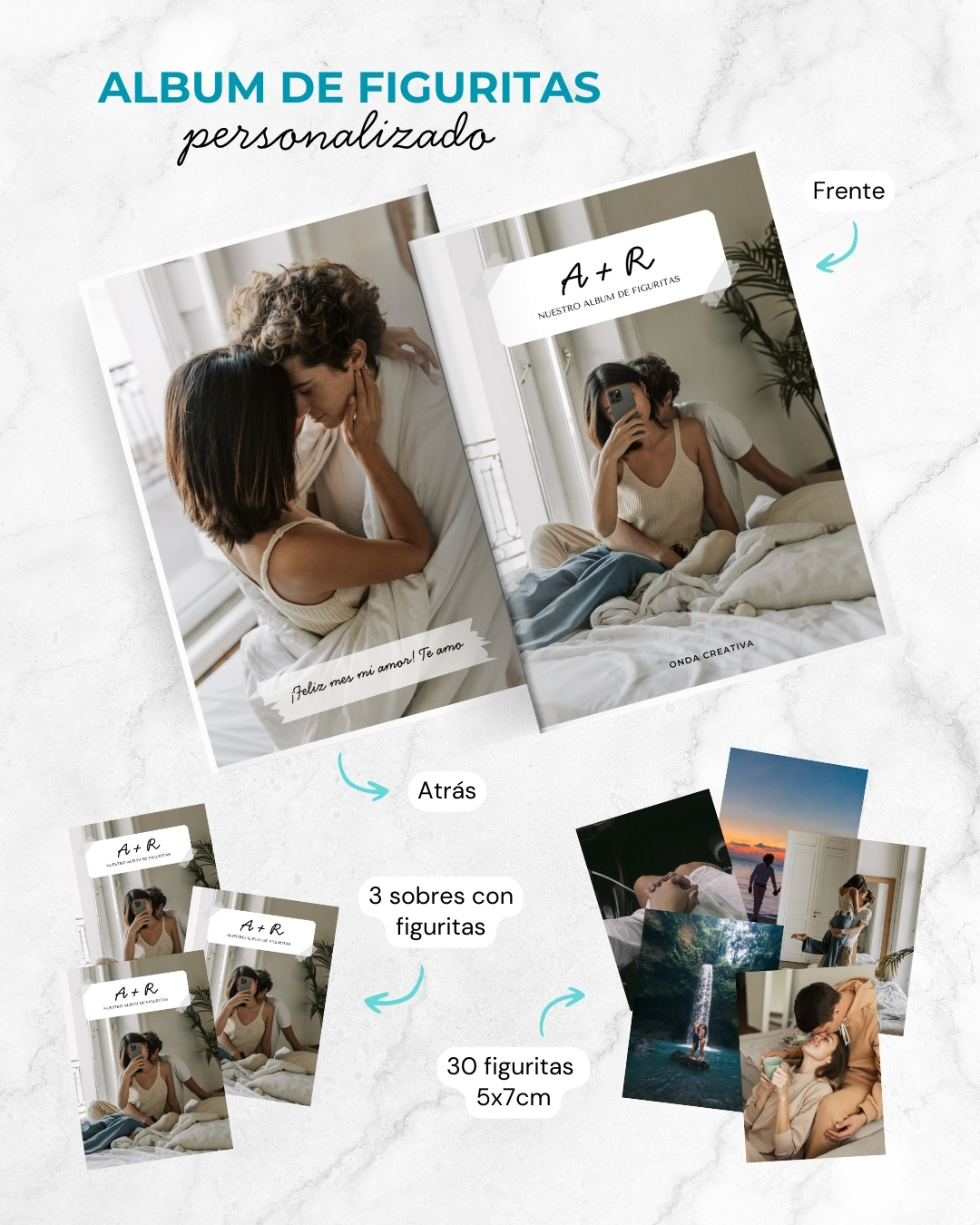 Álbum de Figuritas Fotos & Notas x30 figus